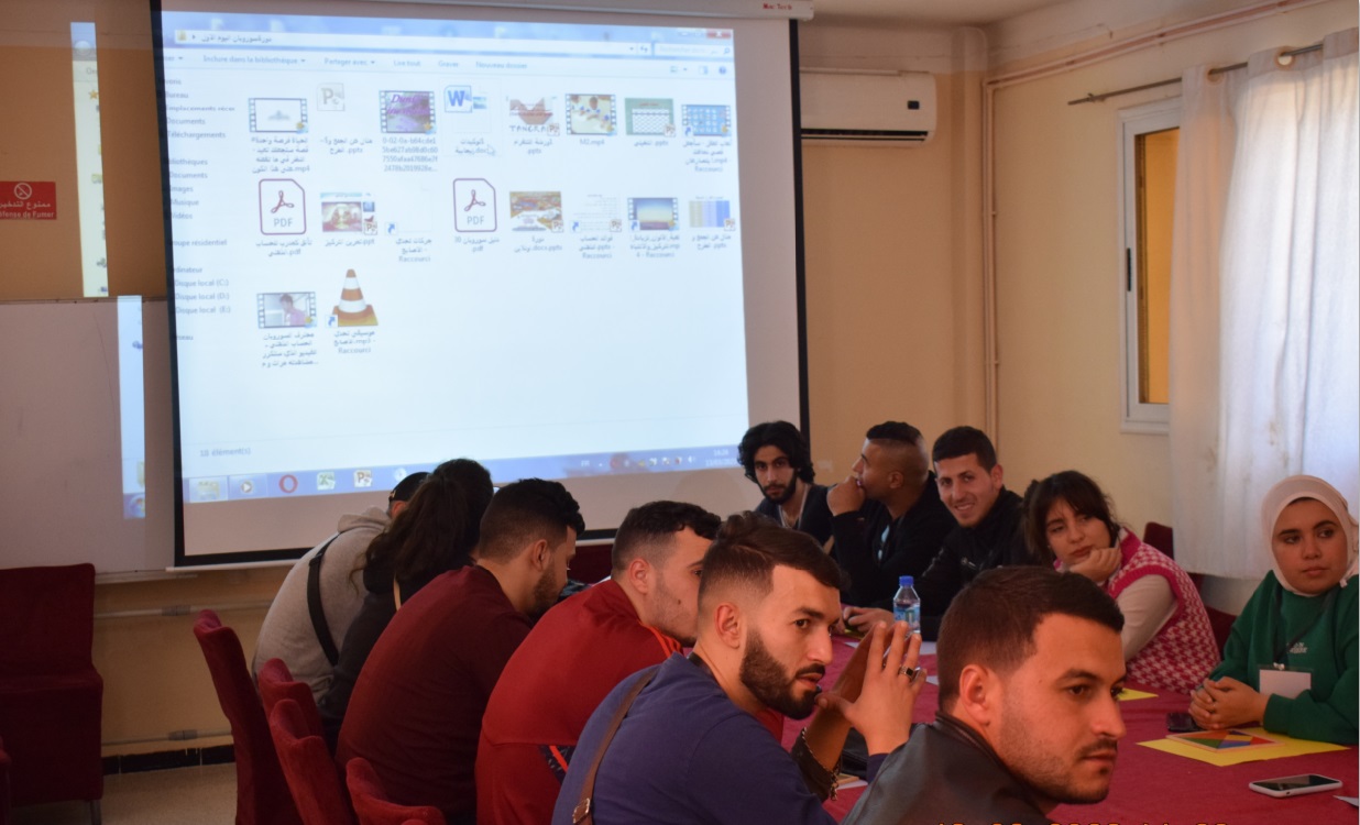 تدريب منشطي مركز قضاء العطل و الترفيه