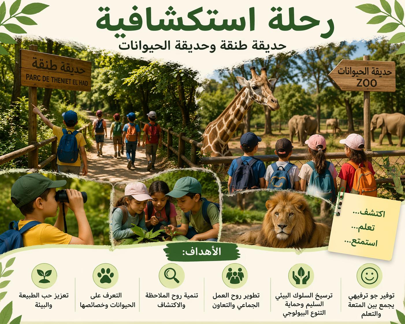 رحلة أسرار الغابة و عالم الحيوانات